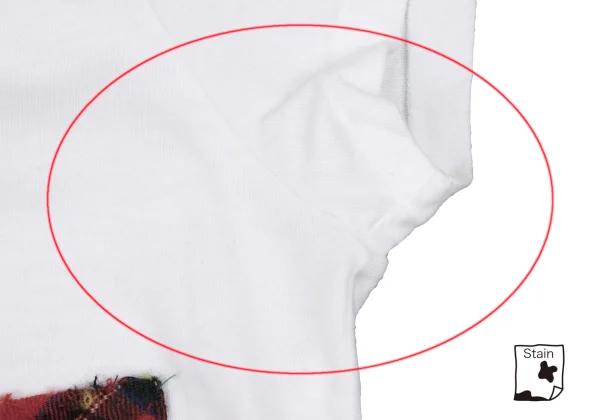 s'yte Checker Wool Pocket Design T-shirt K-167936_004