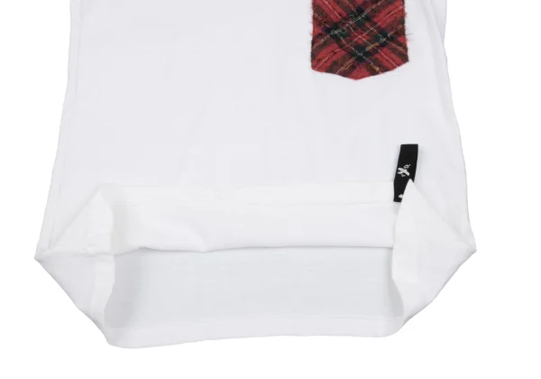 s'yte Checker Wool Pocket Design T-shirt K-167936_014