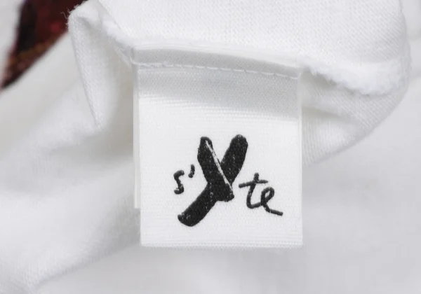 s'yte Checker Wool Pocket Design T-shirt K-167936_020