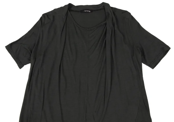 Y's for living Rayon Tuck-neck Design T-shirt K-167937_003