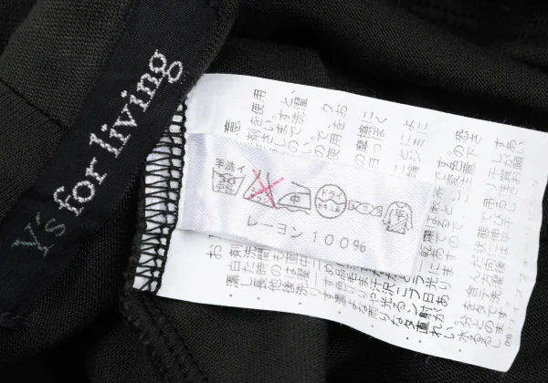 Y's for living Rayon Tuck-neck Design T-shirt K-167937_011