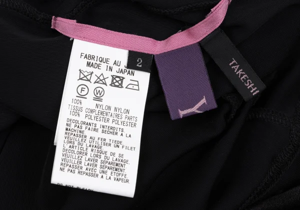 TAKESHI KOSAKA by Y's Pink Label Paisley Sheer High-neck Top K-167938_013