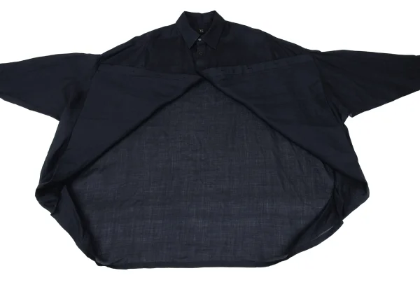 Y's Linen Wide Long Sleeve Shirt K-167940_009