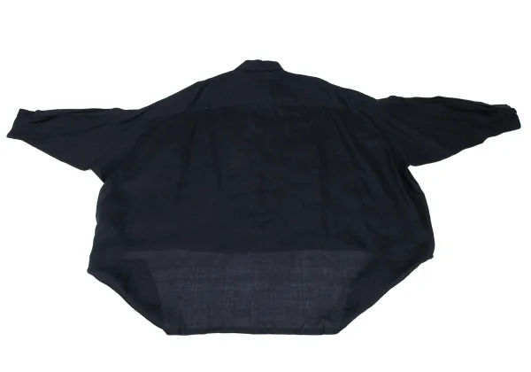 Y's Linen Wide Long Sleeve Shirt K-167940_010