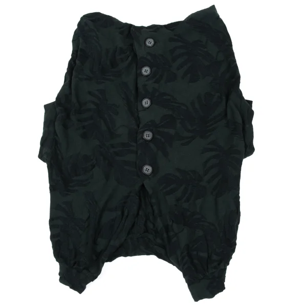 Y's Botanical Woven Back-open Knit Top K-167943_006