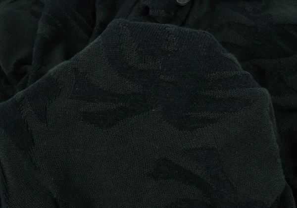 Y's Botanical Woven Back-open Knit Top K-167943_010