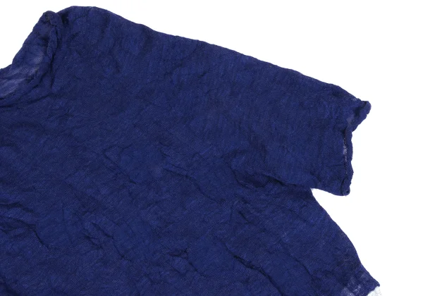 Y's Linen Blended Bi-color Switching Knit Top K-167944_004