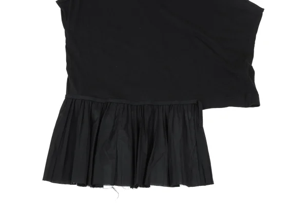 Y's Cotton Blend Pleated Hem Switching Tank Top K-167947_006