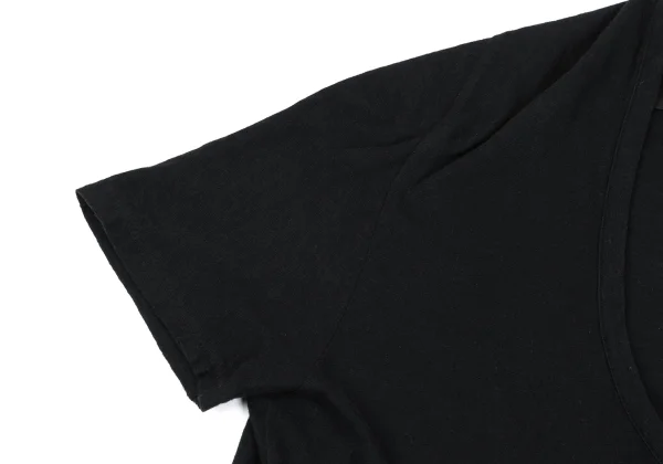 Y's Cotton Switching Hem U-neck T-shirt K-167948_005