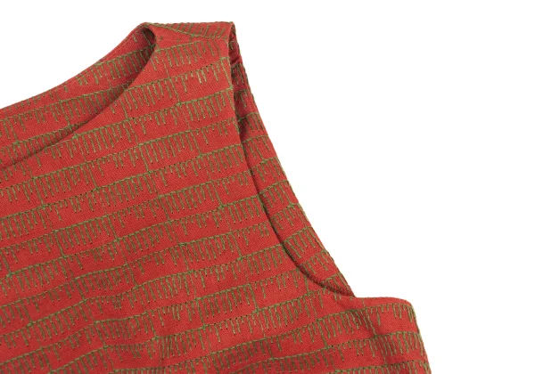 Sybilla Cotton Stitch Design Sleeveless Top K-167955_005