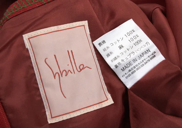 Sybilla Cotton Stitch Design Long Skirt K-167956_013