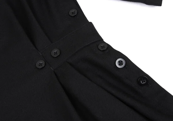 MHL Wool Button Design Short Sleeve Dress K-167958_007