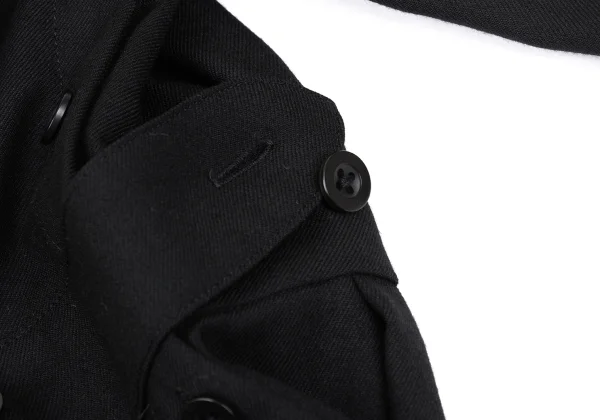 MHL Wool Button Design Short Sleeve Dress K-167958_008