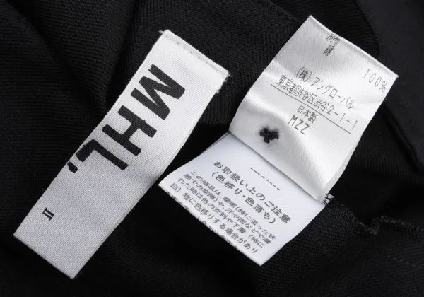 MHL Wool Button Design Short Sleeve Dress K-167958_019