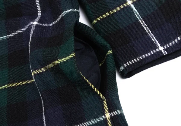 MACKINTOSH PHILOSOPHY Wool Check 3/4 Sleeve Dress K-167959_008