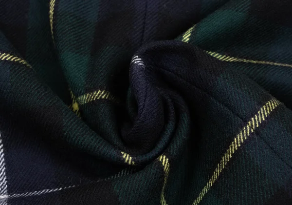 MACKINTOSH PHILOSOPHY Wool Check 3/4 Sleeve Dress K-167959_013