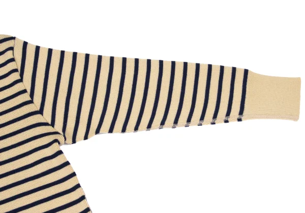 45rpm 45R Wool Striped V-neck Knit Sweater K-167961_005