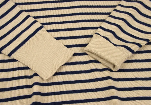 45rpm 45R Wool Striped V-neck Knit Sweater K-167961_006