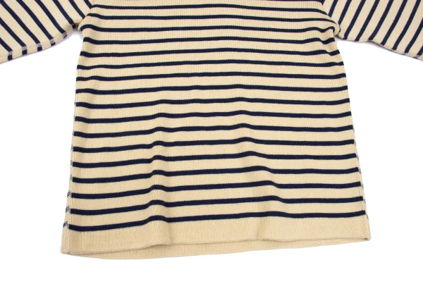 45rpm 45R Wool Striped V-neck Knit Sweater K-167961_007