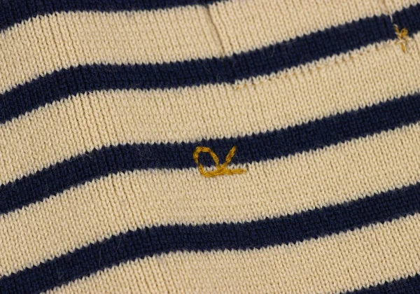 45rpm 45R Wool Striped V-neck Knit Sweater K-167961_010