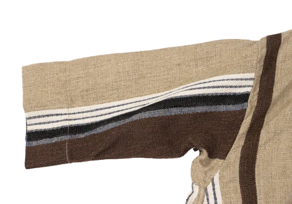 45rpm 45R Linen Blended Stripe Jacket K-167962_005