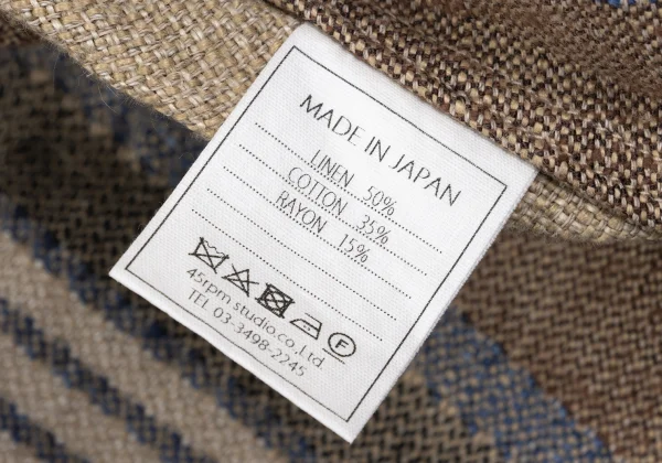 45rpm 45R Linen Blended Stripe Jacket K-167962_015