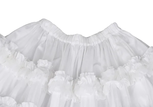 COMME des GARCONS Cotton Tulle Ruffle Skirt K-167963_003