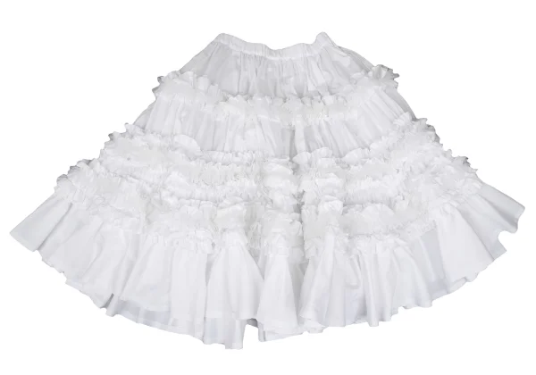 COMME des GARCONS Cotton Tulle Ruffle Skirt K-167963_010