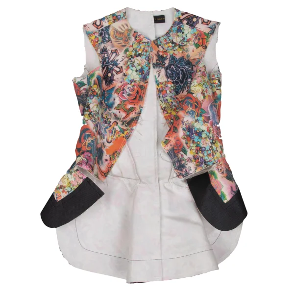 COMME des GARCONS Ruriko Murayama Tattoo Printed Vest K-167966_002