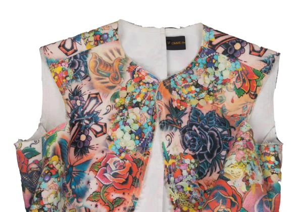 COMME des GARCONS Ruriko Murayama Tattoo Printed Vest K-167966_003