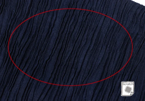 ISSEY MIYAKE Wrinkled Pleats Drape Neck Top K-167969_009