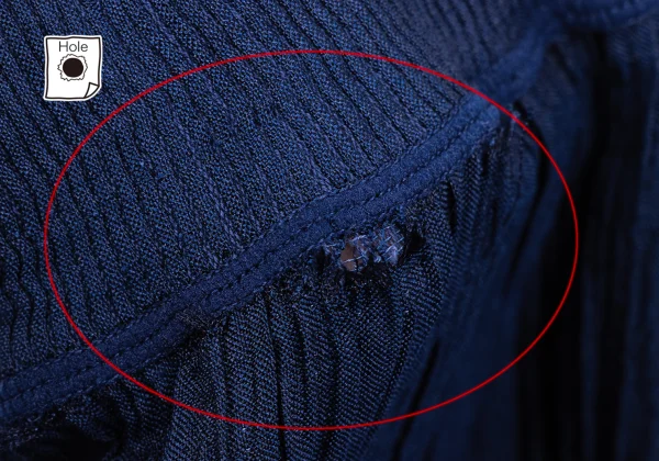 ISSEY MIYAKE Wrinkled Pleats Slit Skirt K-167970_010