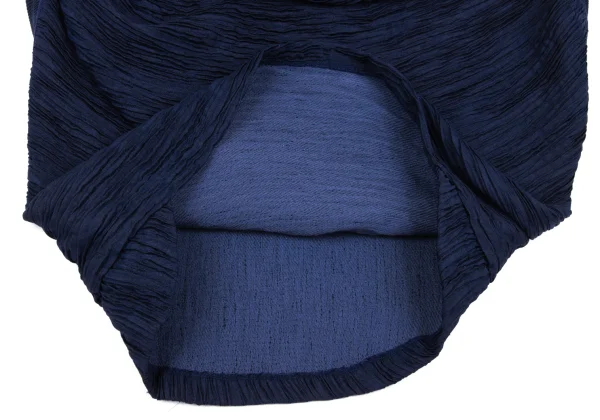 ISSEY MIYAKE Wrinkled Pleats Rib Switching Top & Skirt K-167971_007