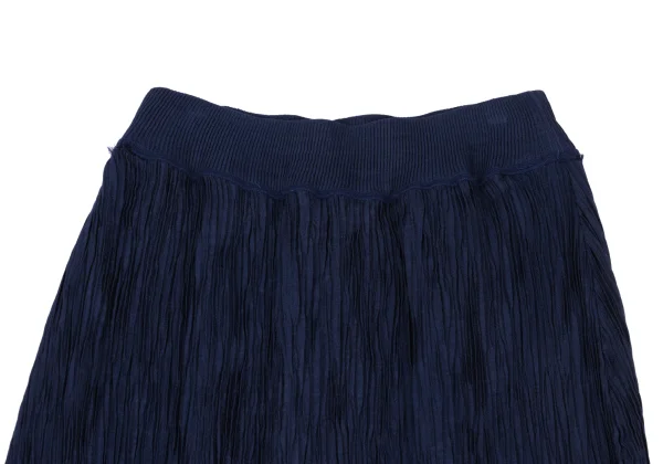 ISSEY MIYAKE Wrinkled Pleats Rib Switching Top & Skirt K-167971_012