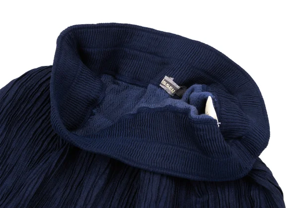 ISSEY MIYAKE Wrinkled Pleats Rib Switching Top & Skirt K-167971_013