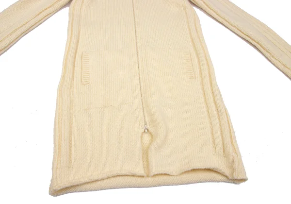 Yohji Yamamoto FEMME Wool Double-zip Long Knit K-167972_008