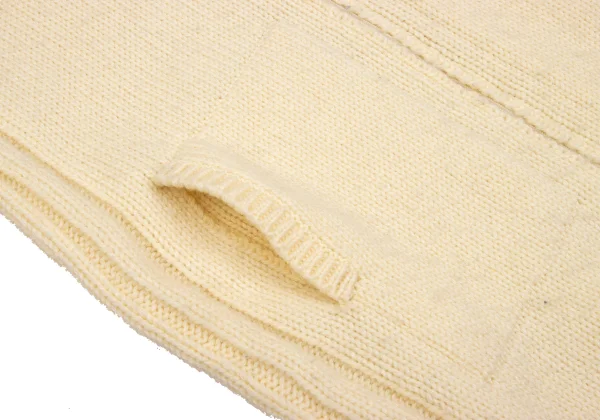 Yohji Yamamoto FEMME Wool Double-zip Long Knit K-167972_010