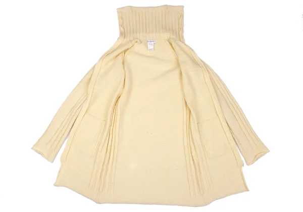 Yohji Yamamoto FEMME Wool Double-zip Long Knit K-167972_011