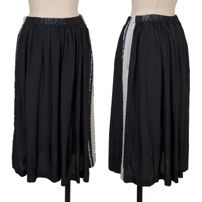 tricot COMME des GARCON Dyed Cupra Side Raping Skirt