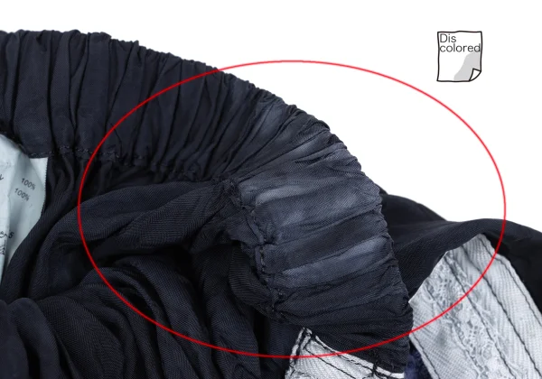 tricot COMME des GARCON Dyed Cupra Side Raping Skirt K-167973_007