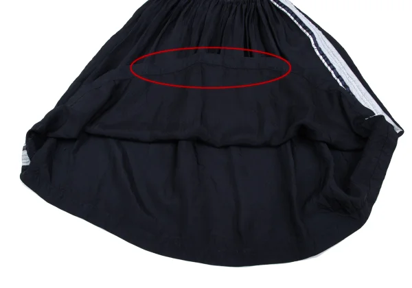 tricot COMME des GARCON Dyed Cupra Side Raping Skirt K-167973_014