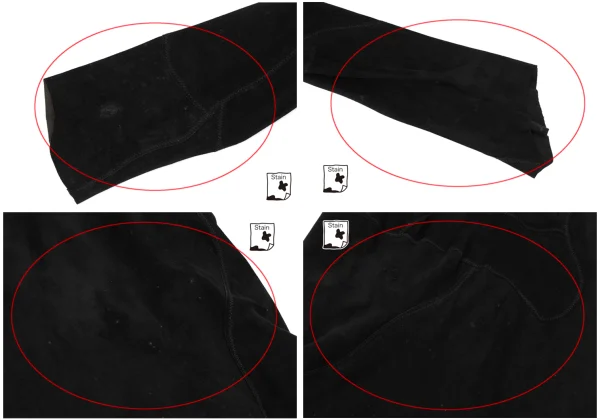 Yohji Yamamoto FEMME Lamb Leather Patch Switching Dress K-167975_014