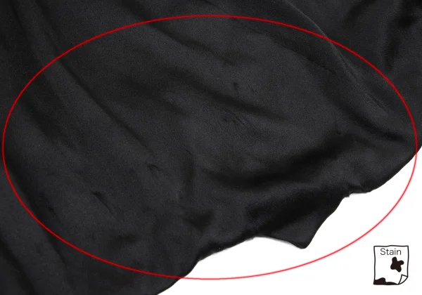 Yohji Yamamoto FEMME Lamb Leather Patch Switching Dress K-167975_016