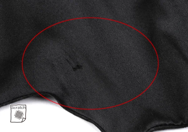 Yohji Yamamoto FEMME Lamb Leather Patch Switching Dress K-167975_017