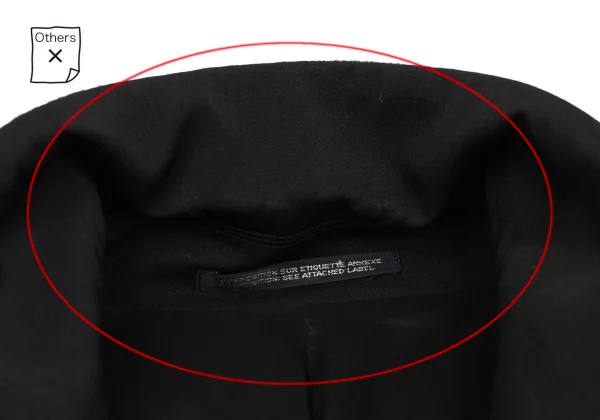 Yohji Yamamoto FEMME Wool Knit Switching Design Jacket K-167976_005