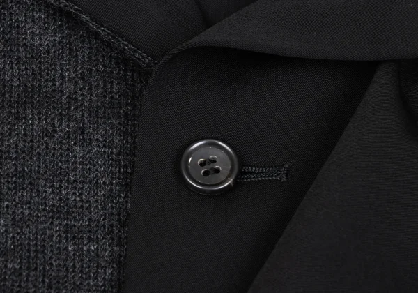 Yohji Yamamoto FEMME Wool Knit Switching Design Jacket K-167976_006