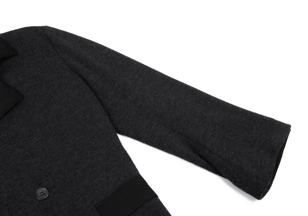 Yohji Yamamoto FEMME Wool Knit Switching Design Jacket K-167976_008