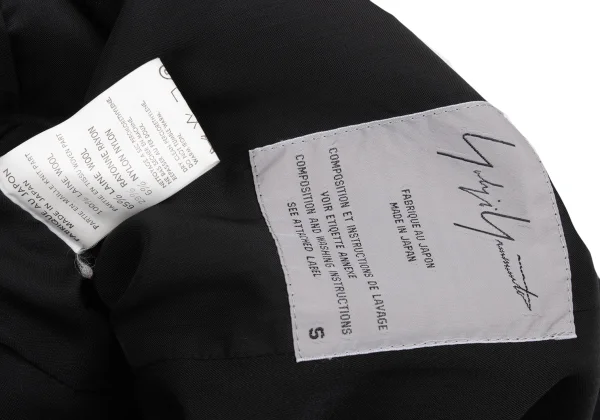 Yohji Yamamoto FEMME Wool Knit Switching Design Jacket K-167976_019