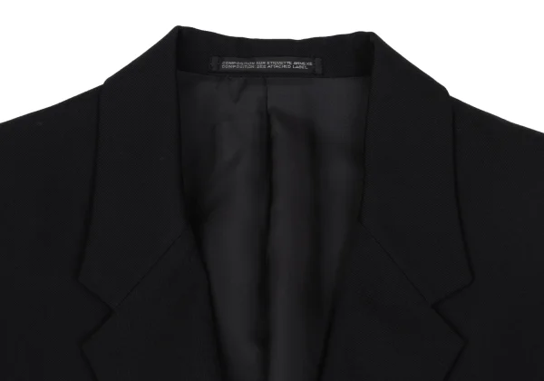 Yohji Yamamoto FEMME Wool Gabardine Net Pocket Design Jacket K-167977_004