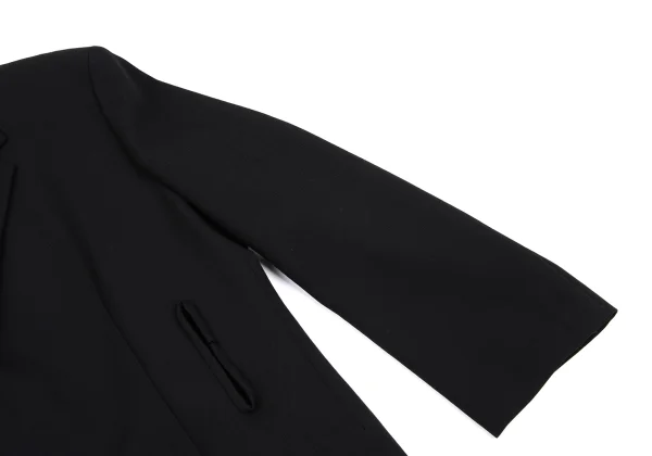 Yohji Yamamoto FEMME Wool Gabardine Net Pocket Design Jacket K-167977_005